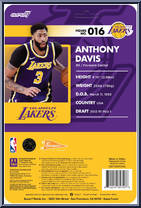 Anthony Davis (Purple Statement) (Lakers) from Basketball Superstars - Basic Series manufactured by Super7 [Back]