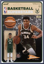 Giannis Antetokounmpo (Bucks) from Basketball Superstars - Basic Series manufactured by Super7 [Front]