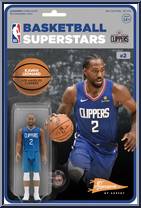 Kawhi Leonard (Clippers) from Basketball Superstars - Basic Series manufactured by Super7 [Front]