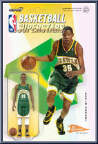 Kevin Durant (SuperSonics) from Basketball Superstars - Hardwood Classics manufactured by Super7 [Front]
