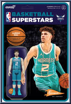 LaMelo Ball (Hornets) from Basketball Superstars - Basic Series manufactured by Super7 [Front]