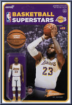 LeBron James (Lakers) from Basketball Superstars - Basic Series manufactured by Super7 [Front]