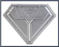 Superman (Steel Shield) from Batman - 2013 Series - Basic Series manufactured by Mattel [Loose]