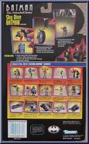Batman (Sky Dive) from Batman - Animated Series - Series 2 manufactured by Kenner [Back]