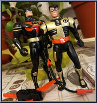 Ninja Power Pack Batman & Robin from Batman - Animated Series - 2-Packs manufactured by Kenner [Loose]