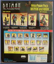 Ninja Power Pack Batman & Robin from Batman - Animated Series - 2-Packs manufactured by Kenner [Back]