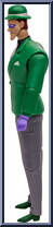 Riddler from Batman - Animated Series - Basic Series manufactured by McFarlane [Loose]