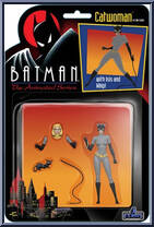 Catwoman (with Cat and Whip!) from Batman - Animated Series - Series 1 manufactured by Mezco [Front]