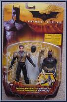 Bruce to Batman (Ninja) from Batman Begins - Series 1 manufactured by Mattel [Front]