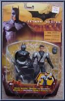 Bruce to Batman (Dual Blade) from Batman Begins - Series 2 manufactured by Mattel [Front]