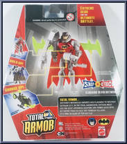 Batman (Slashing Claw) from Batman Brave & The Bold - Total Armor manufactured by Mattel [Back]