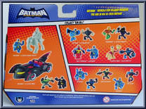 Batman with Batsub from Batman Brave & The Bold - Action League manufactured by Mattel [Back]