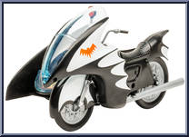 Batcycle with Side Car from Batman - Classic TV Series - Accessories manufactured by McFarlane [Loose]