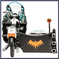 Batcycle with Side Car from Batman - Classic TV Series - Accessories manufactured by McFarlane [Loose]