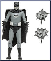 Batman (Black & White) from Batman - Classic TV Series - Basic Series manufactured by McFarlane [Loose]