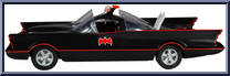 Batmobile from Batman - Classic TV Series - Batman 66 Comic manufactured by McFarlane [Loose]