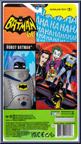 Robot Batman from Batman - Classic TV Series - Batman 66 Comic manufactured by McFarlane [Back]