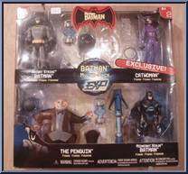 4 Pk: Catwoman, Knight & Midnight Batman, Penguin from Batman - Extreme Power - Multi-Pack manufactured by Mattel [Front]