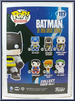 Batman (Black) from Batman - Dark Knight Rises Pop! manufactured by Funko [Back]