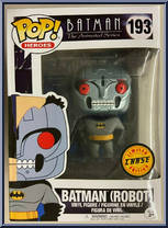 Batman (Robot) (Full Robot Head) (Chase) from Batman - Batman Animated Series Pop! manufactured by Funko [Front]