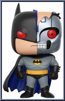 Batman (Robot) (Half Robot Head) from Batman - Batman Animated Series Pop! manufactured by Funko [Loose]