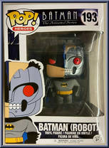 Batman (Robot) (Half Robot Head) from Batman - Batman Animated Series Pop! manufactured by Funko [Front]