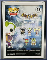 Joker (Silver Chrome) from Batman - Batman Arkham Asylum Pop! manufactured by Funko [Back]