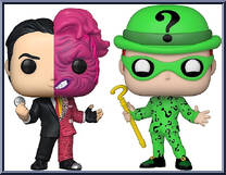 Two-Face & Riddler (Glow in the Dark) from Batman - Batman Forever Pop! manufactured by Funko [Loose]
