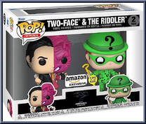 Two-Face & Riddler (Glow in the Dark) from Batman - Batman Forever Pop! manufactured by Funko [Front]