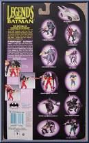 Batman (Knightquest) from Batman - Legends of - Series 1 manufactured by Kenner [Back]