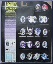 Egyptian Batman vs Egyptian Catwoman from Batman - Legends of - 2-Packs manufactured by Kenner [Back]