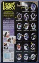 Batman (Long Bow) from Batman - Legends of - Series 2.5 manufactured by Kenner [Back]