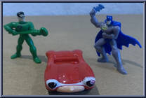 Batman & The Riddler & Plastic Man from Batman - Brave and the Bold manufactured by McDonald's [Loose]