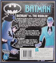 Batman vs. The Riddler from Batman - Mission Masters - Warner Bros. Exclusives manufactured by Hasbro [Back]