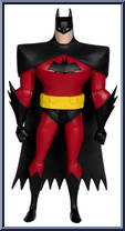 Batman (Red) (Platinum Edition) from Batman - New Adventures - Basic Series manufactured by McFarlane [Loose]