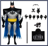 Batman (Silver) from Batman - New Adventures - Basic Series manufactured by McFarlane [Loose]