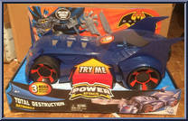 Batmobile (Total Destruction) from Batman - Power Attack - Accessories manufactured by Mattel [Front]