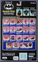 Batman (Shadow Wing) from Batman Returns - Series 1 manufactured by Kenner [Back]