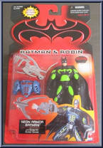 Batman (Neon Armor) from Batman & Robin - Series 2 (with Batman Ring) manufactured by Kenner [Front]