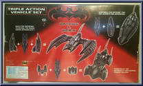 Triple Action Vehicle Set from Batman & Robin - Accessories manufactured by Kenner [Back]