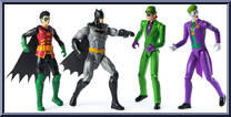 Joker / Batman / Robin / Riddler from Batman - 12" Scale manufactured by Spinmaster [Loose]