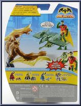 Robin & Blaster Hawk from Batman Unlimited - 2015 Series manufactured by Mattel [Back]