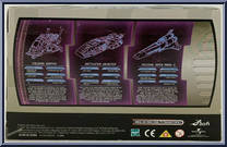 Colonial Raptor / Battlestar Galactica / Colonial Viper Mark II from Battlestar Galactica - Titanium Series (Die-Cast) manufactured by Galoob [Back]