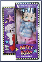 Betty Boop (Blue / Pink Striped Dress) Action Figure