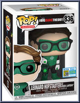 Leonard Hofstadter as Green Lantern from Big Bang Theory - Pop! Vinyl Figures manufactured by Funko [Front]