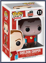 Sheldon Cooper (Flash Shirt) from Big Bang Theory - Pop! Vinyl Figures manufactured by Funko [Front]