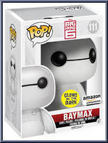 Baymax (Glows in the Dark) from Big Hero 6 - Pop! Vinyl Figures manufactured by Funko [Front]