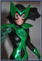 Boodikka (Alpha Lantern) from Blackest Night - Series 1 manufactured by DC Direct [Loose]