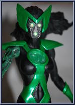 Boodikka (Alpha Lantern) from Blackest Night - Series 1 manufactured by DC Direct [Loose]