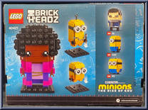 Bob #109 / Belle Bottom #107 / Kevin #108 from BrickHeadz - Minions manufactured by Lego [Back]